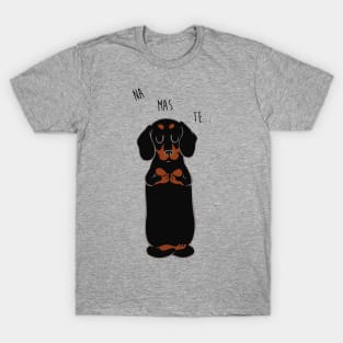 NAMASTE Dachshund T-Shirt